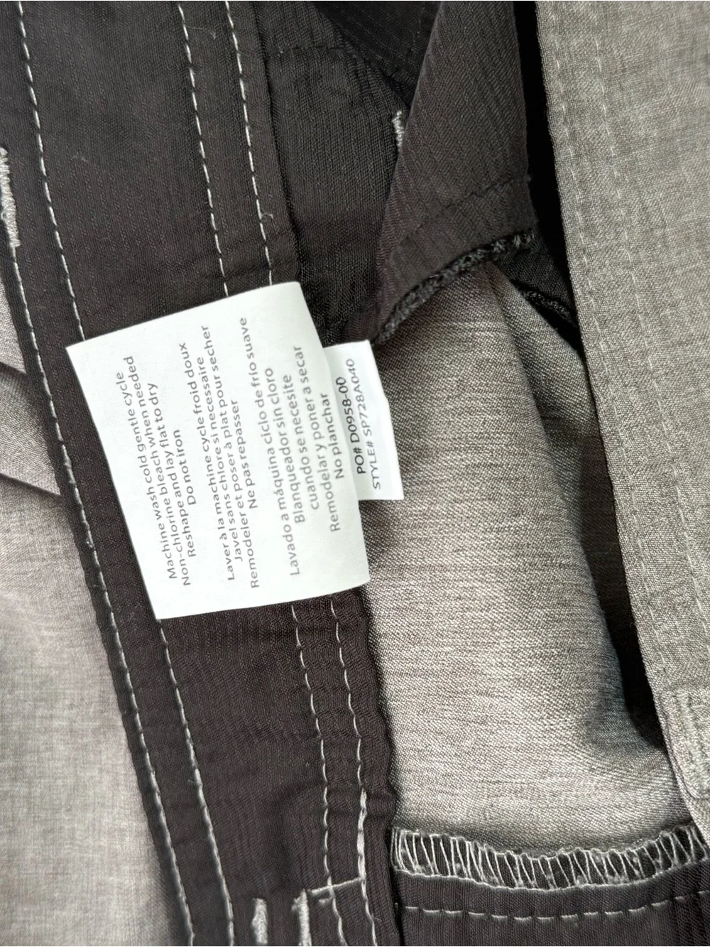 O'Neill Men's Charcoal Gray Flat-Front Shorts